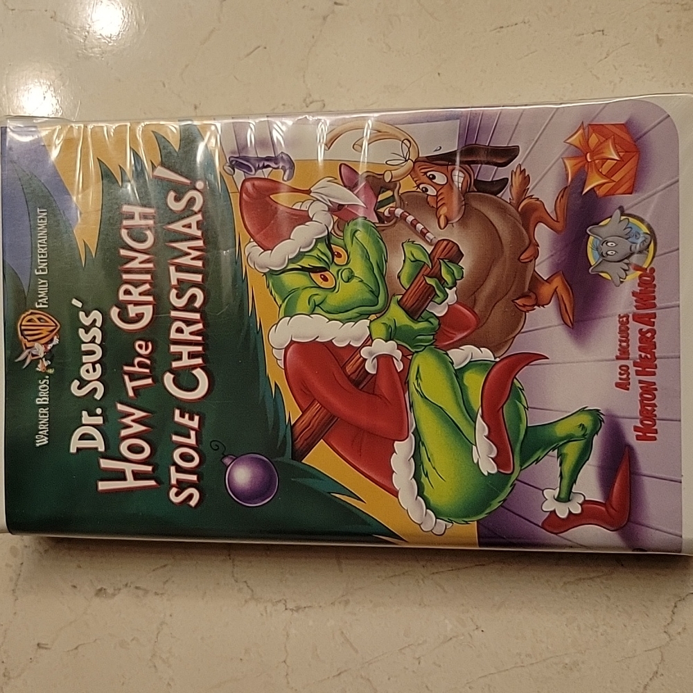 Warner Bros Family Entertainment Dr. Seuss' How The Grinch Stole Christmas VHS